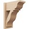Ekena Millwork 7 1/2-in W x 14-in D x 18-in H Funston Trad Rough Cedar Woodgrain TimberThane Outlooker, Primed Tan OUTUR075X14X18FST04RCPR - alternate 1